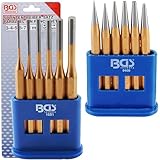 BandelOne enthält BGS Splintentreiber-Satz Durchschläger Ø 1-8mm Körner Durchtreiber-Set 12-tlg