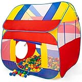 KIDUKU® Bällebad XXL + 300 Bälle + Tasche Spielhaus Babyzelt Spielzelt Kinderzelt ideal für dinnen und draußen