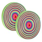 BOHUIZ 2 Rollen Gummitwist Kinder, 6 Meter Gummi Twist Hüpfgummi 1cm weit für Kinder Mädchen Junge ab 6, 7, 8, 9, 10 Jahre