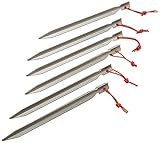 VAUDE Zelt-Heringe, Six Peg, Länge 18 cm (6 Stück)