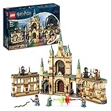 LEGO 76415 Harry Potter Der Kampf um Hogwarts, Schloss Spielzeug zum Bauen und Aufstellen mit Minifiguren wie Molly Weasly, Voldemort und viele mehr, Geschenk für Kinder, Jungen und Mädchen