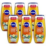 6 er Pack NIVEA Duschgel Fresh Care Shower Tropical Sunrise 6 x 250 ml