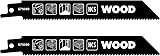 kwb HCS Säbelsägeblatt für Mehrzweckanwendung, 152 mm (für Nicht-Eisen-Metalle, Bauholz, Hartholz, Trockenbau, flexibler Kohlenstoffstahl, gefräste und geschränkte Zahnung, ½'' Universalschaft)