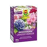 COMPO Rhododendron Langzeit-Dünger für alle Arten von Moorbeetpflanzen, Umweltschonendere Rezeptur, 4 Monate Langzeitwirkung, 850 g, 17m²