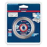 Bosch Professional 1x Expert HardCeramic 76-mm-Diamanttrennscheiben (für Harte Fliesen, Harter Stein, Ø 76 mm, Zubehör Mini-Winkelschleifer)