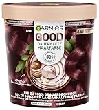 Garnier GOOD Dauerhafte Haarfarbe 4.61 Sonnenaufgangs-Violett – Coloration ohne Ammoniak, bis zu 100% Grauabdeckung, 1 Stk.