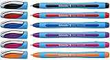 Schneider 150296 Slider Memo XB Kugelschreiber (mit Kappe, Strichstärke: XB) 6er Etui sortiert