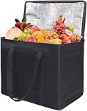 Kühltasche,30L Kühlbox,Groß faltbar Kühlkorb, Isoliertasche, Picknicktasche Lunchtasche Mittagessen Tasche Thermotasche Kühltasche für Lebensmitteltransport