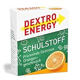 DEXTRO ENERGY SCHULSTOFF ORANGE - 50 g (1 Stück) - Traubenzucker für jede Prüfung, schnell verfügbare Kohlenhydrate, perfekt zu portionieren