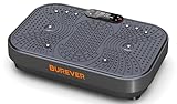 Vibrationsplatte, Leise Fitnessgeräte für Zuhause, 99 Intensitätsstufen, 5 Trainingsprogramme