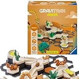 Ravensburger GraviTrax Junior Starter-Set S Desert - Erweiterbare Kugelbahn für Kinder, Murmelbahn aus umweltfreundlichen Materialen mit Themenwelten, Konstruktionsspielzeug ab 3 Jahren