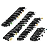 aceyoon Universal-Netzteil, Set mit 38 Aufsätzen für Ladegerät, Adapter, 5,5 x 2,1 mm DC Barrel Klinke, Konverter für Stecker, kompatibel mit Laptop etc