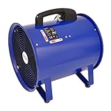 Aktobis Axialgebläse, Ventilator, Baustellengebläse, Rohrventilator, Windmaschine WDH-SHT28 in Farbe Blau