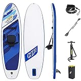 Bestway Hydro-Force SUP Allround Board-Set, Oceana, 305 x 84 x 12 cm, mit Kajak-Sitz und Paddel, Mehrfarbig