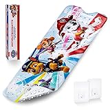 PAW Patrol rutschfeste Badematte für Kinder - Anti Schimmel Badewanneneinlage Fans, antibakteriell, mit Saugnäpfen, Aufhängern und Ablauflöchern, 100x40cm