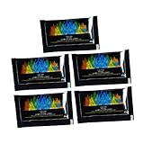 Smandy 5 Stück Farbwechsel-Feuerpakete, Magische Flamme, Unterhaltsam für Camping, Lagerfeuer, Drinnen und Draußen