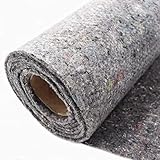 Aquagart Teichvlies 500g 26m² 2m Rollenbreite I Stabiles Schutzvlies für Teichfolie Unterlage für Ihren Pool I Schützt Teichfolie vor Beschädigungen I Verrotungsfestes Schutz Vlies für Teichbau Grau