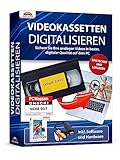 Videokassetten Digitalisieren 2023 - analog Audio und Video Konverter - VHS Kassetten mit Video Bearbeitung - von jeder analogen Quelle - VHS, VCR, DVD Video Rekorder für Windows 11 / 10 / 8 / 7