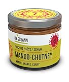 BY SUSANN - 07 MANGO-CHUTNEY im Glas (1 x 150 g), Geschmackserlebnisse mit intensiven und natürlichen Aromen, fruchtig, süß, scharf