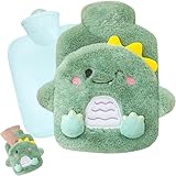 Wärmflasche Kinder,Dinosaurier Wärmflasche mit...