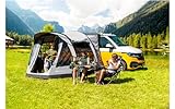 BERGER Busvorzelt Touring Air 4-Season - aufblasbar freistehend Outdoor Zelt Luftzelt - Autozelt Vorzelt Camping Zelt für Bus, Van, Auto - Schnellaufbau Zelt Auto inkl. Luftpumpe