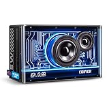 Edifier QD35 kompaktes Bluetooth-Lautsprechersystem mit RGB-Lichteffekten, Bluetooth V5.3 und Zwei ultraschnellen Ladeanschlüssen. Hi-Res Audio Zertifiziert., schwarz