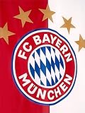 FC Bayern München Bannerfahne | Fahne groß | Logo | Rot-Weiß