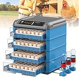 Cashwise Eier Inkubator Automatische Inkubator-Brutmaschine Hühnchen Inkubator Home Farm Inkubator Controller 128-300 Eier Inkubator zum Schlüpfen der Hühnerdecke Wachtel Vogel Eggs,256Eggs