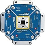 Schweissmagnet, Gearwoo 4 Stück FM1-XS mit Haltekraft 13 kg / 28lb für Winkelstütze 45°,90°,135° Schweißzubehör