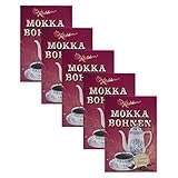 5er Pack Rotstern Mokka Bohnen (5 x 50 g) Zartbitterschokolade Ostprodukt, DDR