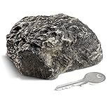 com-four® Schlüsselstein medium Hill - Steinimitat mit...