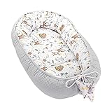 Babynest Neugeborene Nestchen Baby 90x50 cm - Kokon Handmade...