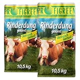 Rinderdung gekörnt 21 kg (2x10,5 kg) Mist Kuhmist Dünger