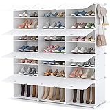 HOMIDEC Schuhregal, 7-stufiger Schuhschrank...