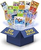 Pokemon Karten deutsch 50 Verschiedene 3 Seltene 3 Holo 1 zufällige Pikachu, Glumanda, Dedenne oder Evoli Sammelkarten Originale Pokemon Karten aktuelle Sets 100 Heartforcards® Card Guard Kartenhüllen