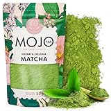 MOJO TEA Matcha Tee Pulver 50g – Traditionelles Matcha Pulver für Teezeremonie, Latte & Smoothies