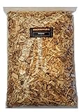 BBQ Woodchips Räucherchips Hickory 1Kg (ca. 4 Liter) Hickory Wood Chips für den Kugelgrill Gasgrill oder Smoker