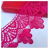 TMTGTS Spitzenband 30 Yards 9cm Breit Spitzenbordüre Häkelspitze Spitzenbesatz Häkelband Dekoband spitzenbordüre Zum Basteln Hochzeit Weihnachten Deko DIY Handwerk Tischdeko Kleidungsstück Zubehör