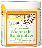 Werz Weinstein Backpulver glutenfrei 2er Pack (2 x 150 g Dose) - Bio