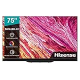 Hisense 75U9GQ Mini LED 190,5 cm (75 Zoll) Fernseher (4K ULED, HDR Smart TV, HDR 10+, Dolby Vision IQ & Atmos, Full Array Local Dimming Pro, IMAX Enhanced, WCG, USB-Recording) 2021