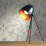 TADESSI Vliestapete Design M1–No.11447 Vliestapete Grün Silber Weiß – Tapete Blumentapete Wohnzimmer Schlafzimmer Küche