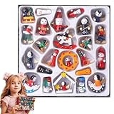 Weihnachten, 24-Tage-Weihnachts-Countdown, Countdown-Weihnachtsschmuck, Weihnachts-Countdown-Kalender, kreativ, Weihnachtsanhänger, Urlaub