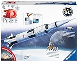 Ravensburger 3D Puzzle 11545 - Apollo Saturn V Rakete - 440 Puzzleteile - Für alle Weltraum Fans ab 8 Jahren