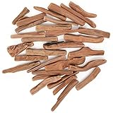 Kurtzy Natürliches Treibholz zum Basteln (450 g) 8-13 cm Holz Stücke - Naturbelassene Holzstäbe zum Basteln & Terrarium Zubehör - Für Vasen/Schalenfüller & Rustikale Hochzeit/Heim-Treibholz Deko