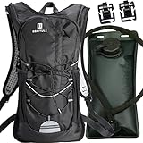 BBAIYULE® Trinkrucksack mit Trinkblase 2L,BPA...