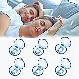 Schnarchstopper, 6 PCS Anti Schnarch Nasenclip, Nasenklammer Nasendilatator, Hilfsmittel gegen Schnarchen für Männer und Frauen, Silikon-Magnet-Nasenklammer Schnarchen für Besseren Atmen und Schlaf
