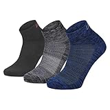 Lenz Unisex Performance Quarter Tech Socken, bunt, 38