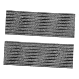 NULYLU 2 Stück Teppich-treppenstufen: 26 X 75 Cm, Rutschfeste Teppichmatten Für Wendeltreppen – Rutschfeste Treppenstufen, Schalldichte Treppenpolster Für Holzstufen