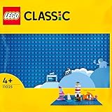 LEGO 11025 Classic Blaue Bauplatte, quadratische Grundplatte mit 32x32 Noppen als Basis für Konstruktionen und für weitere Sets, Konstruktionsspielzeug für Kinder