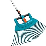 Advanced Gardena Combisystem Kunststoff Fan Laubrechen 2 x l Vario mit Holzgriff 1300 mm [1 Stück] – -